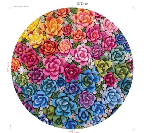 1000-Piece Custom Jigsaw Puzzle with Box Packaging