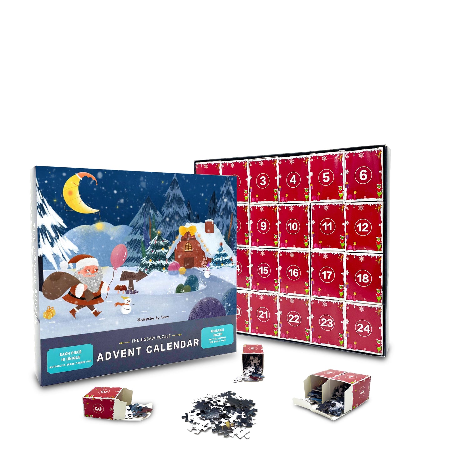 Christmas Countdown Puzzle Family Holiday Fun